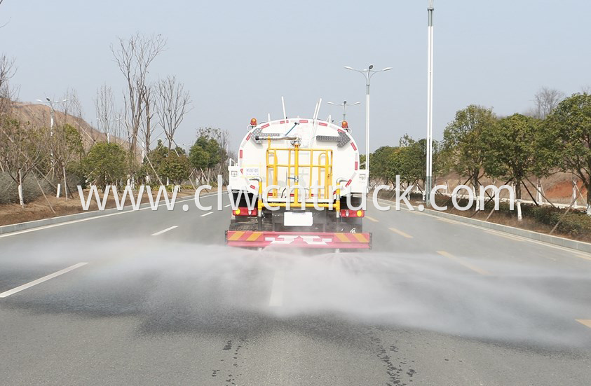 drinking water delivery truck at work 3